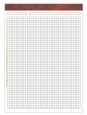 letter pad with grid